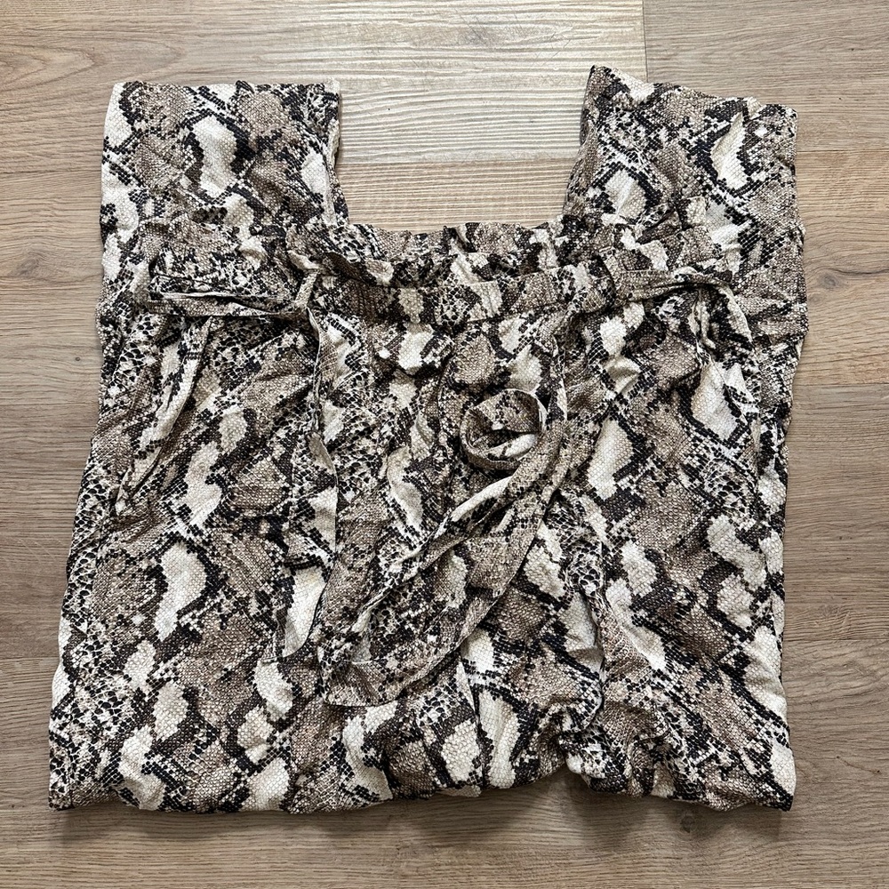 Snakeskin pants